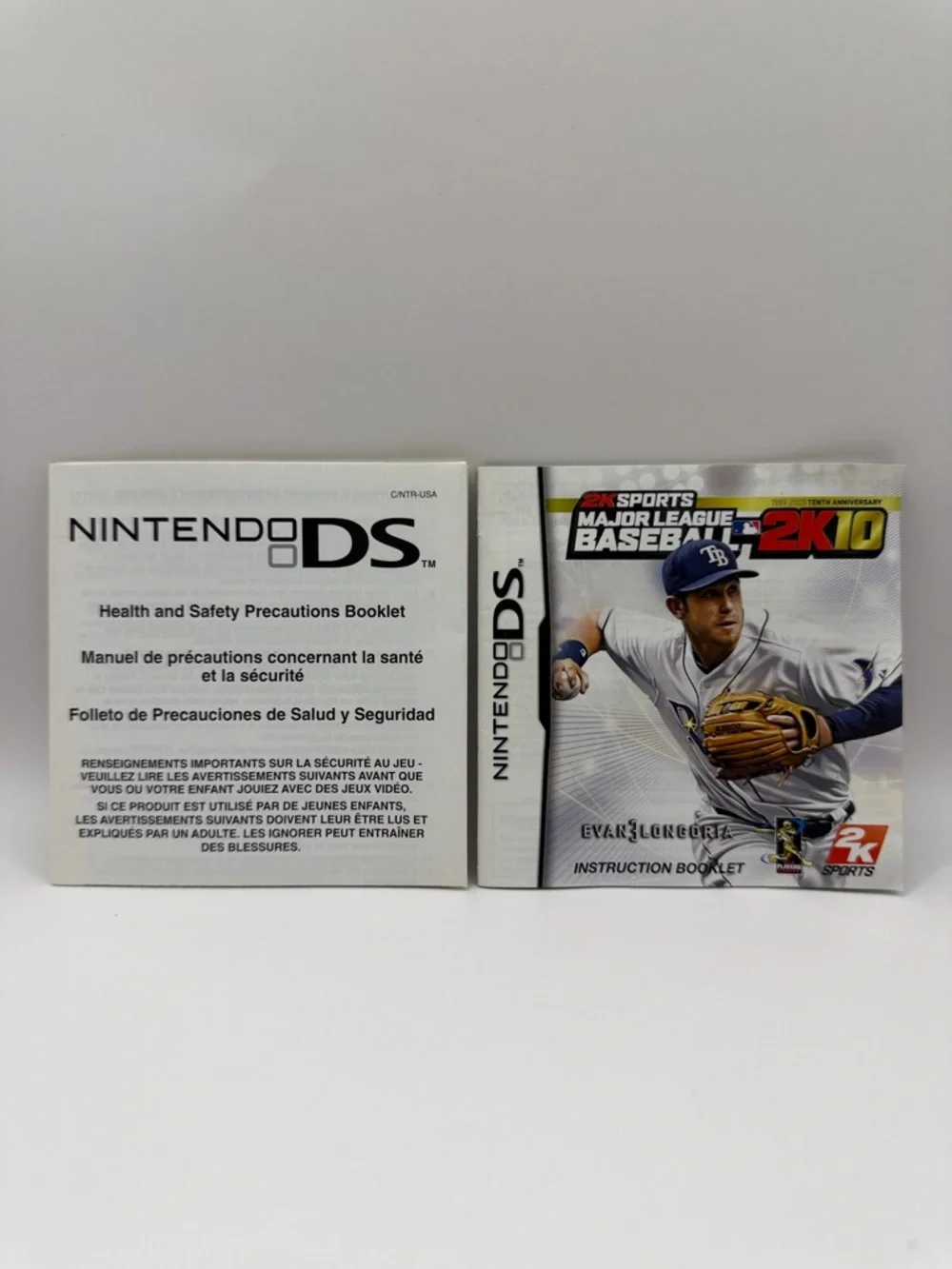 Major League‎ Baseball 2K10 Nintendo DS Game White/Gray CIB